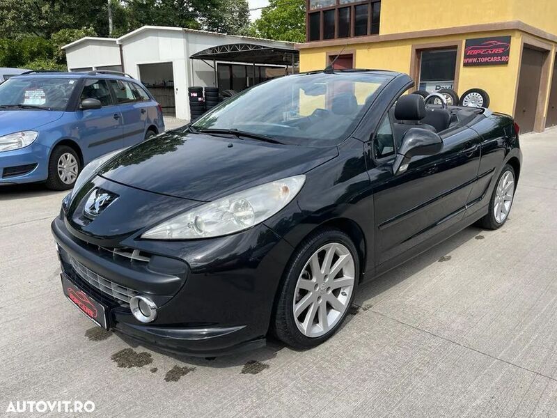 Negru Utilizat 2008 Peugeot 207 CC Cabrio | 3.999 EUR - Imagine 1/4