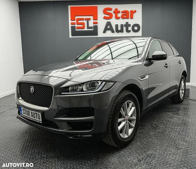 Gri Utilizat 2019 Jaguar F-Pace Pure SUV | 22.990 EUR (Preț bun) - Imagine 1/4