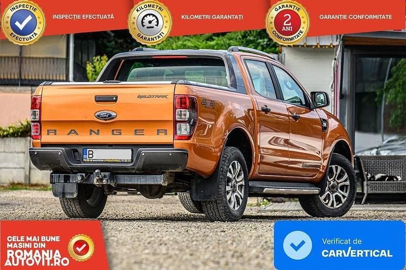 Second-hand Ford Ranger Wildtrack 200 CP (147 kW) 2019 Culoaregalbeuriu Pickup