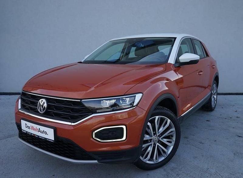 Portocaliu mediu metalic perleffect Utilizat 2018 VW T-Roc Design SUV | 21.990 EUR (Scump) - Imagine 1/4