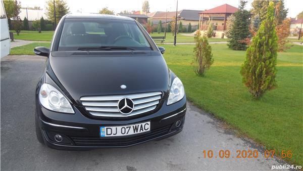Negru Utilizat 2008 Mercedes B180 Monovolum | 4.200 EUR (Preț OK) - Imagine 1/4
