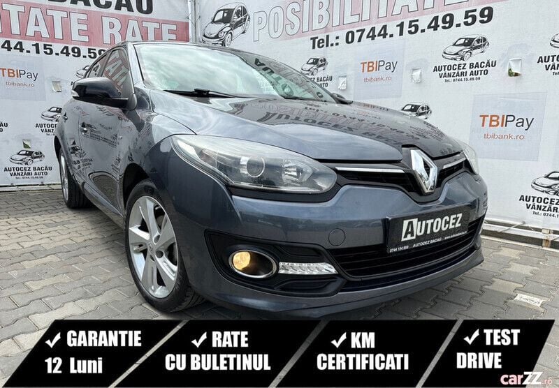 Gri Utilizat 2015 Renault Mégane III LIMITED Hatchback | 7.750 EUR (Puțin scump) - Imagine 1/4