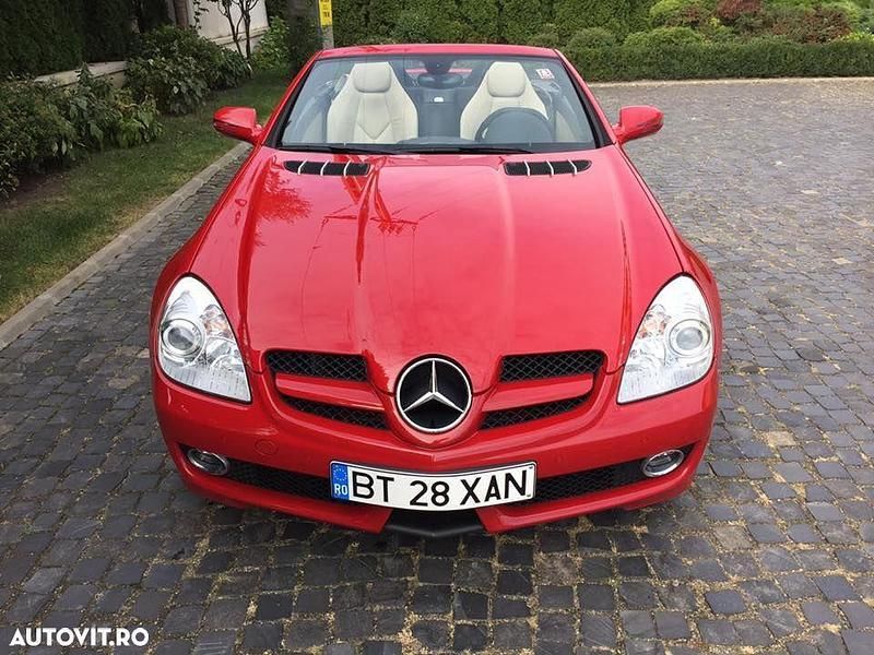 Rosu Utilizat 2008 Mercedes SLK280 Cabrio | 11.900 EUR - Imagine 1/4