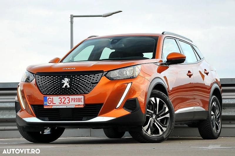 Culoareportocaliu Utilizat 2021 Peugeot 2008 Allure SUV | 14.690 EUR (Super Preț) - Imagine 1/4