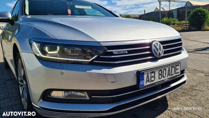 Argint Utilizat 2015 VW Passat Highline Break | 7.900 EUR - Imagine 1/4