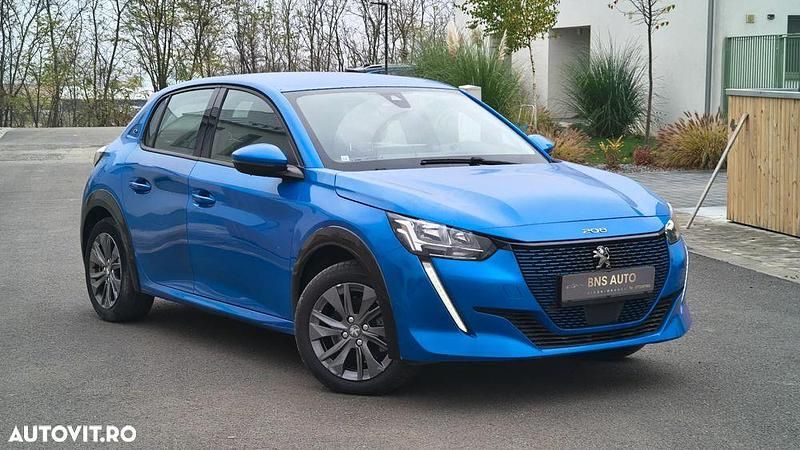 Culoarealbastru Utilizat 2020 Peugeot e-208 Hatchback | 12.500 EUR - Imagine 1/4