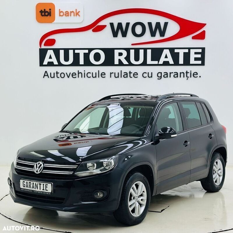 Negru Utilizat 2013 VW Tiguan SUV | 9.990 EUR (Preț OK) - Imagine 1/4