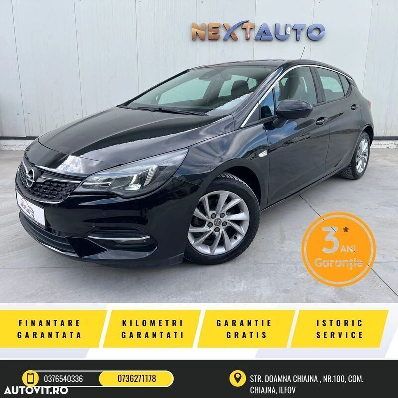 Negru Utilizat 2020 Opel Astra Elegance Hatchback | 11.999 EUR (Puțin scump) - Imagine 1/4