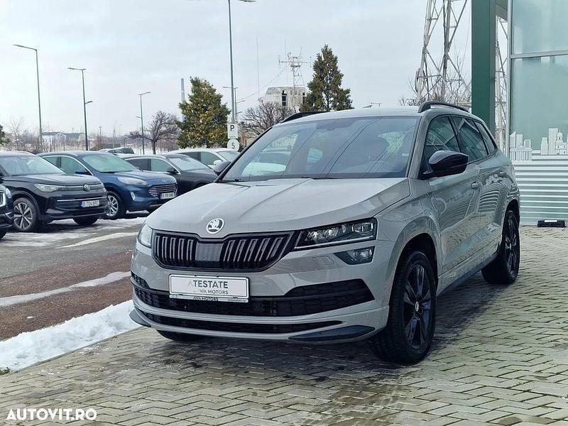 Culoaregri Second-hand 2019 Skoda Karoq SportLine SUV | 22.380 EUR (Super Preț) - Imagine 1/4