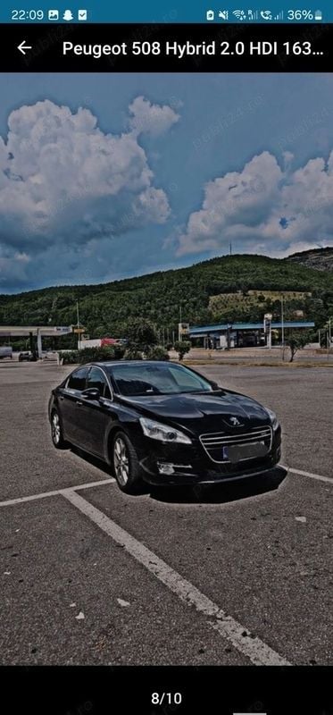 Negru Utilizat 2013 Peugeot 508 Berlinǎ | 6.800 EUR (Preț bun) - Imagine 1/4