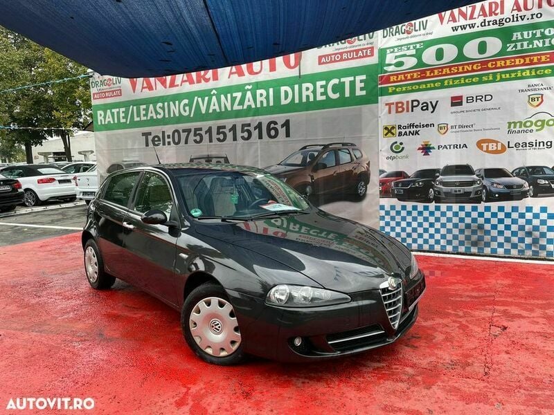 Second-hand Alfa Romeo 147 120 CP (88 kW) 2008 Negru Hatchback