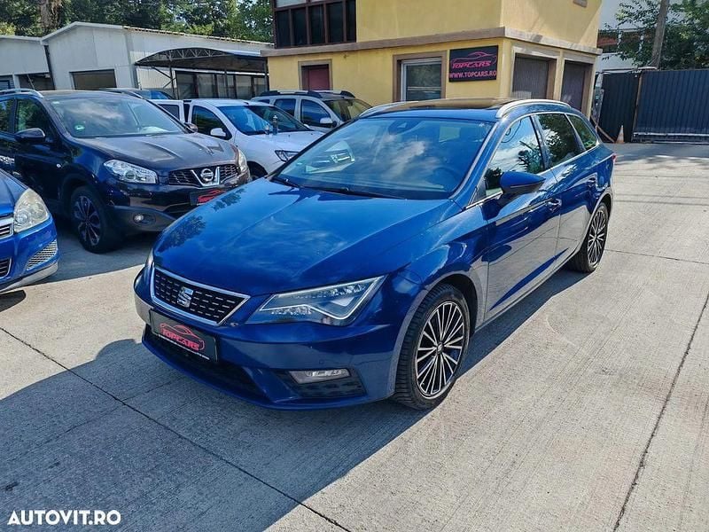 Culoarealbastru Utilizat 2018 Seat Leon XCELLENCE Break | 10.999 EUR (Preț OK) - Imagine 1/4