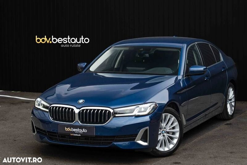 Albastru Utilizat 2020 BMW 530e Luxury Line Berlinǎ | 29.490 EUR (Preț bun) - Imagine 1/4