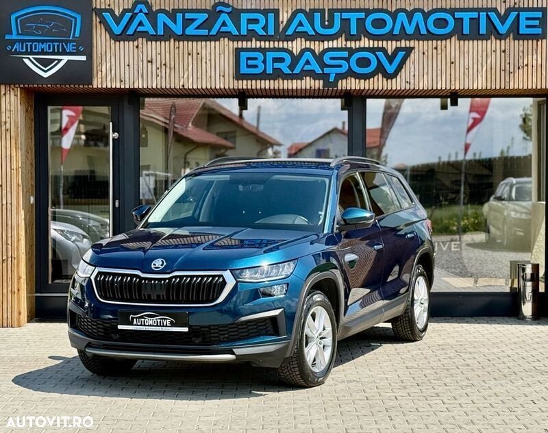 Albastru Utilizat 2022 Skoda Kodiaq Style SUV | 21.700 EUR (Preț OK) - Imagine 1/4