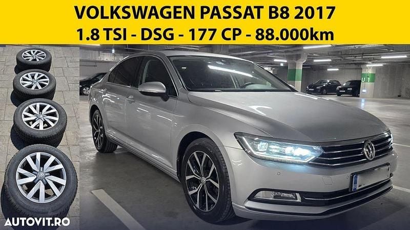 Gri Utilizat 2017 VW Passat Highline Break | 14.999 EUR (Preț OK) - Imagine 1/4