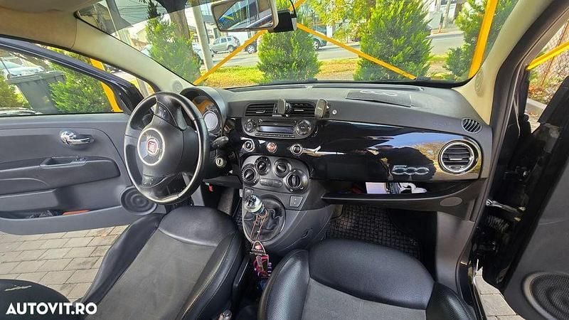 Second-hand Fiat 500 Sport 69 CP (50 kW) 2008 Culoarenegru Hatchback