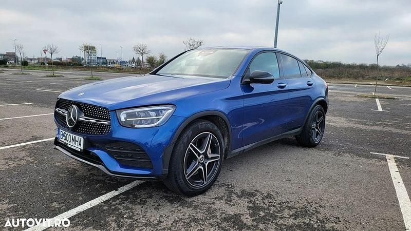 Culoarealbastru Utilizat 2022 Mercedes GLC200 SUV | 49.500 EUR - Imagine 1/4