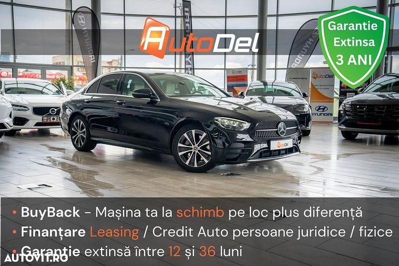 Negru Utilizat 2020 Mercedes E220 AMG line Berlinǎ | 42.196 EUR - Imagine 1/4