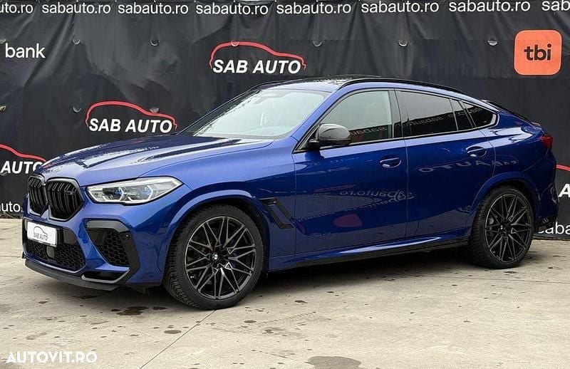 Culoarealbastru Utilizat 2020 BMW X6 M SUV | 79.999 EUR (Scump) - Imagine 1/4