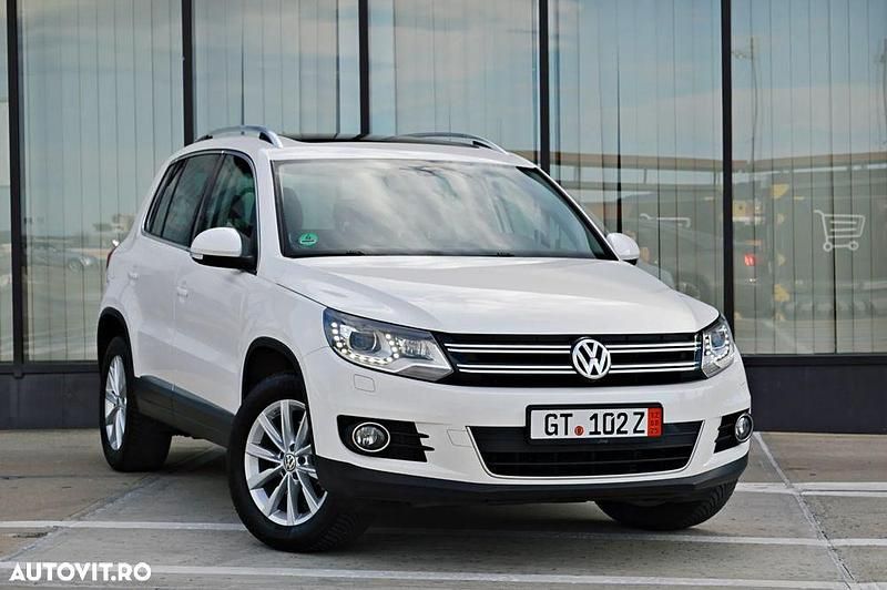 Culoarealb Utilizat 2014 VW Tiguan Exclusive SUV | 11.350 EUR (Preț bun) - Imagine 1/4