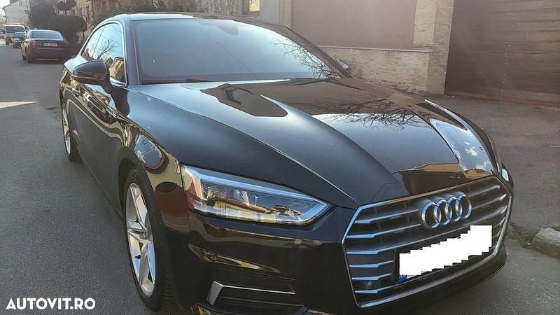 Culoarenegru Utilizat 2019 Audi A5 Sport Coupe | 25.900 EUR (Puțin scump) - Imagine 1/4
