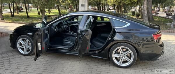 Negru Utilizat 2021 Audi A5 Coupe | 32.999 EUR - Imagine 1/4