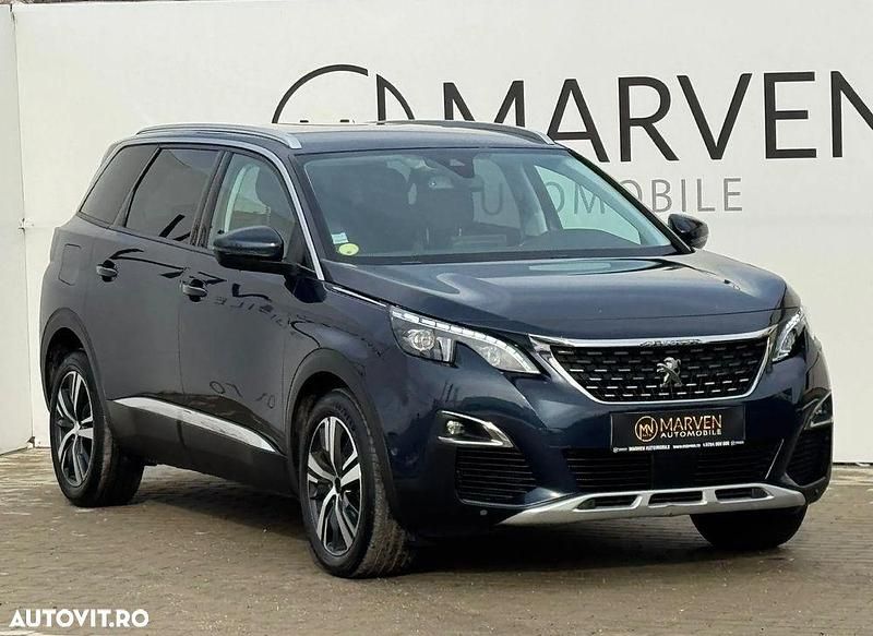 Culoarealbastru Second-hand 2019 Peugeot 5008 Allure SUV | 16.280 EUR (Preț OK) - Imagine 1/4