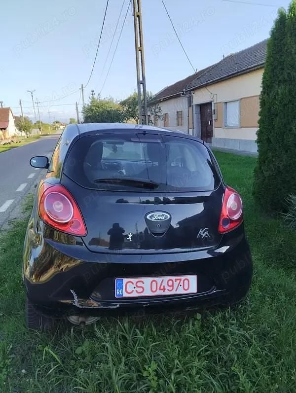 Negru Utilizat 2010 Ford Ka Hatchback | 1.000 EUR (Super Preț) - Imagine 1/4