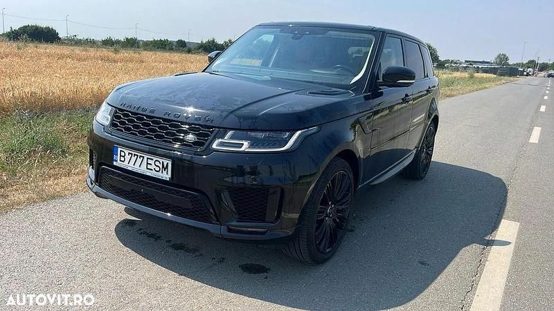 Negru Utilizat 2021 Land Rover Range Rover Sport SUV | 55.300 EUR (Super Preț) - Imagine 1/4