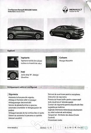 Utilizat 2020 Renault Mégane IV Berlinǎ | 13.000 EUR (Preț OK) - Imagine 1/4