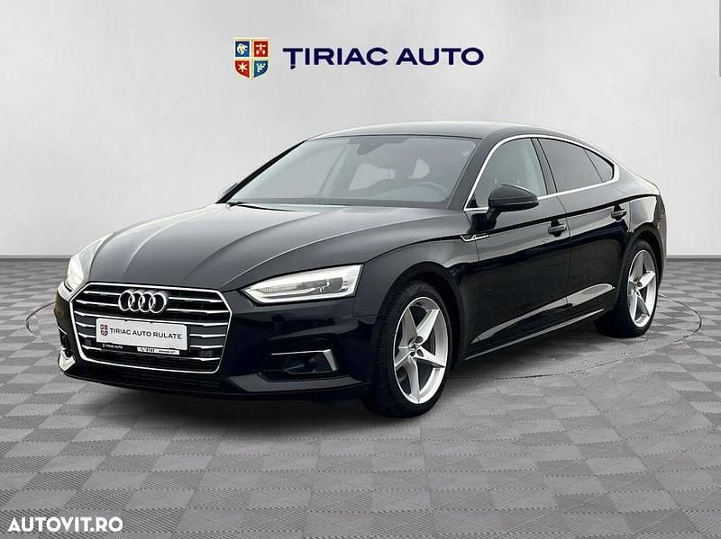 Culoarenegru Utilizat 2019 Audi A5 Sportback Hatchback | 24.400 EUR (Preț OK) - Imagine 1/4