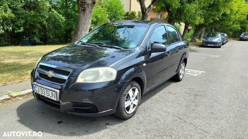 Negru Utilizat 2007 Chevrolet Aveo | 1.280 EUR (Super Preț) - Imagine 1/4