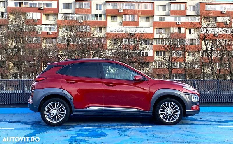 Second-hand Hyundai Kona Premium 136 CP (100 kW) 2020 Culoarerosu SUV