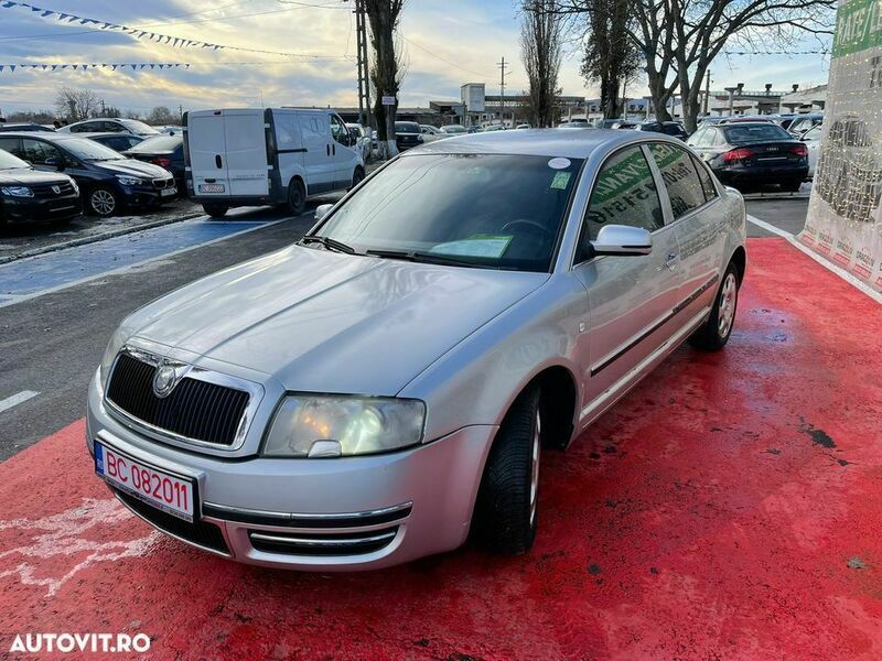 Second-hand Skoda Superb 155 CP (114 kW) 2003 Argint Berlinǎ