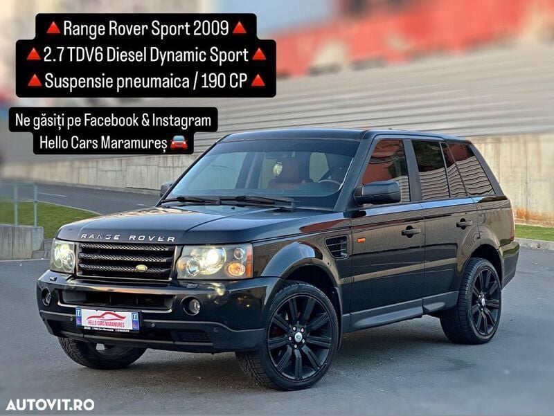 Negru Utilizat 2009 Land Rover Range Rover Sport SUV | 5.990 EUR - Imagine 1/4