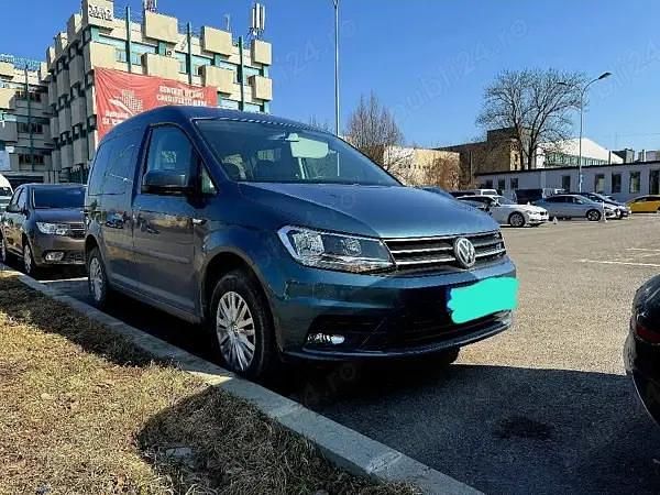 Second-hand VW Caddy 102 CP (75 kW) 2018 Verde Monovolum