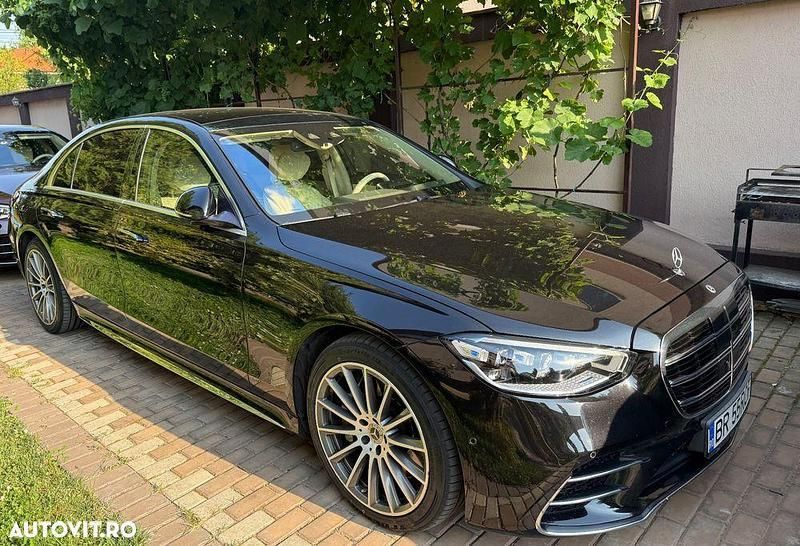 Negru Utilizat 2022 Mercedes S400 Berlinǎ | 92.800 EUR (Preț OK) - Imagine 1/4
