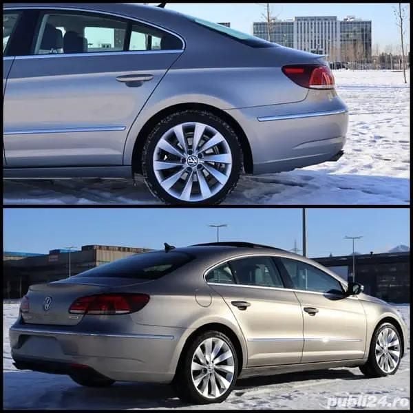 Second-hand VW CC 140 CP (102 kW) 2014 Auriu Berlinǎ