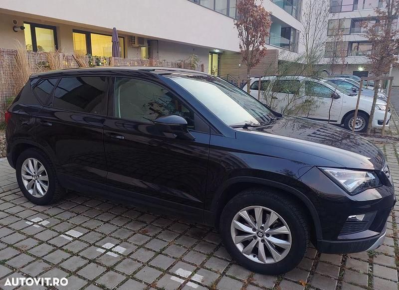 Negru Utilizat 2017 Seat Ateca 4Drive SUV | 12.800 EUR (Super Preț) - Imagine 1/4