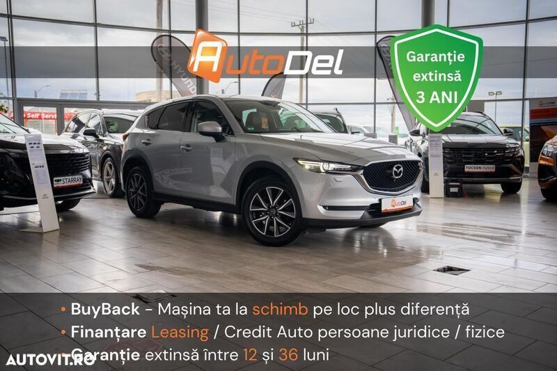 Argint Utilizat 2018 Mazda CX-5 Sports-Line SUV | 19.500 EUR (Scump) - Imagine 1/4