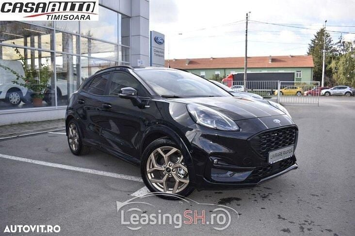 Negru Utilizat 2022 Ford Puma SUV | 26.499 EUR - Imagine 1/4