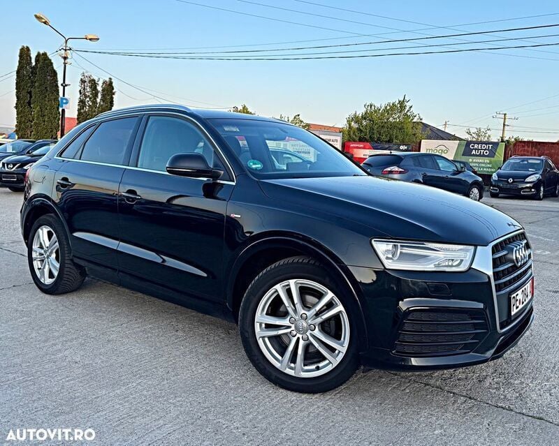 Negru Utilizat 2017 Audi Q3 SUV | 16.890 EUR (Preț bun) - Imagine 1/4