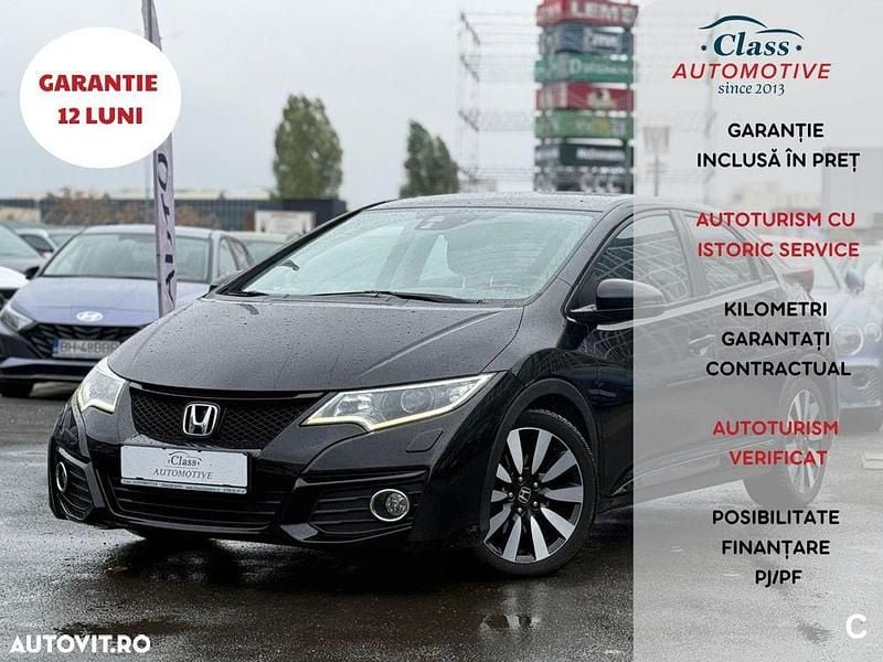 Culoarenegru Utilizat 2015 Honda Civic Hatchback | 12.490 EUR (Preț OK) - Imagine 1/4