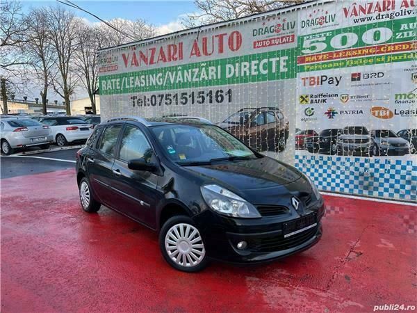 Second-hand Renault Clio GrandTour 75 CP (55 kW) 2008 Negru Break