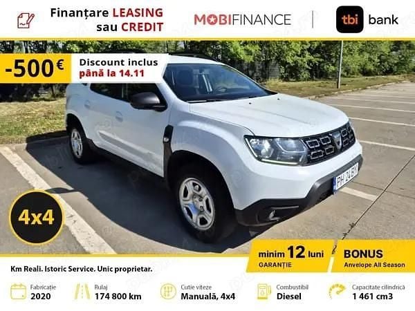 Alb Utilizat 2020 Dacia Duster Comfort SUV | 10.980 EUR (Preț bun) - Imagine 1/4