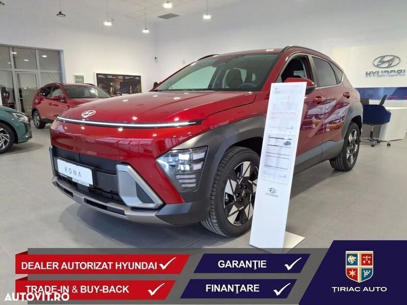 Rosu Nouă 2024 Hyundai Kona Premium SUV | 25.870 EUR (Preț OK) - Imagine 1/4