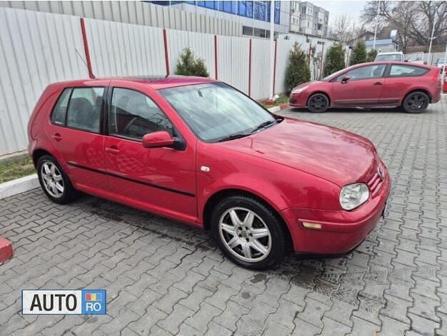 Rosu Utilizat 2001 VW Golf IV Hatchback | 1.700 EUR (Preț OK) - Imagine 1/4