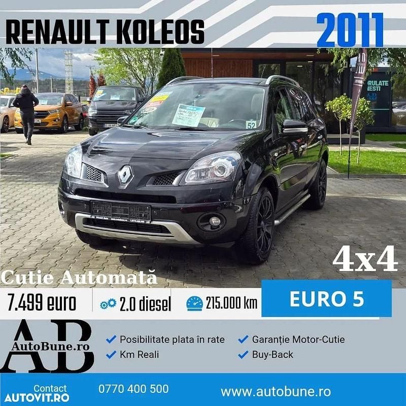 Culoarenegru Utilizat 2011 Renault Koleos Luxe SUV | 7.499 EUR (Preț OK) - Imagine 1/4