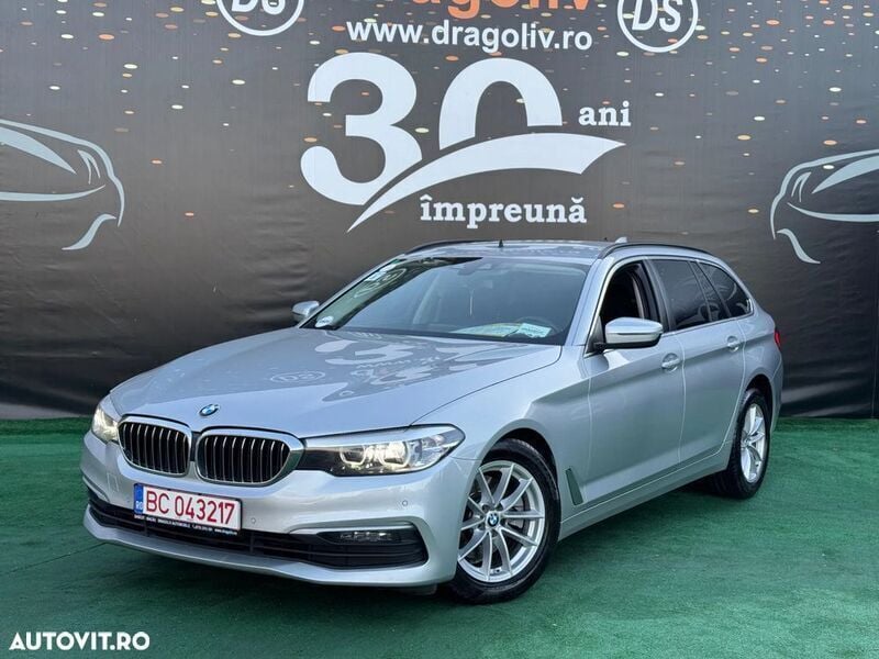 Argint Utilizat 2019 BMW 520 Luxury Line Break | 18.999 EUR (Super Preț) - Imagine 1/4