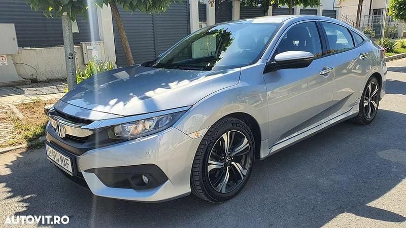 Culoareargint Utilizat 2017 Honda Civic Elegance Berlinǎ | 14.000 EUR (Preț OK) - Imagine 1/4